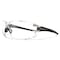 Edge Eyewear Nevosa Safety Eyewear, Black Frame, Clear Vapor Shield Lenses XV411VS - alternate 1